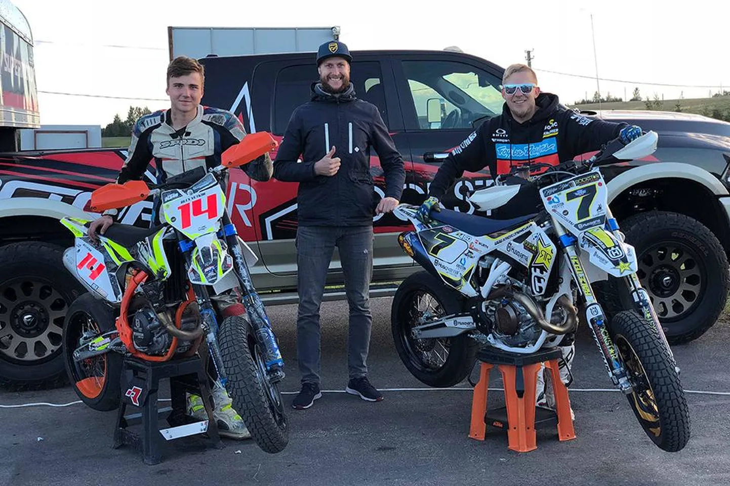 Võistluse esikolmik: Alex Vetkin (vasakult), Marko Rohtlaane, Kristjan Siilak.