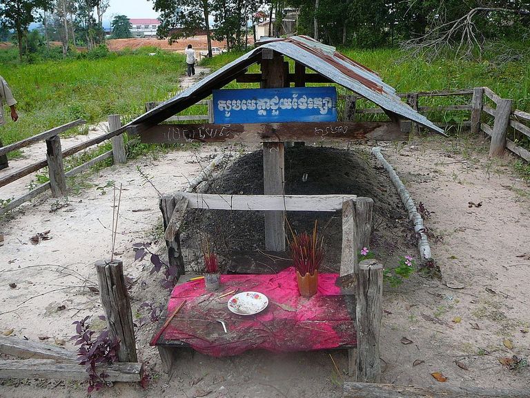 Pol Poti haud Kambodža põhjaosas Oddar Meanchey provintsis