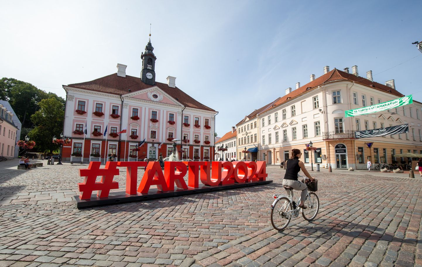 #Tartu2024 maamärk on raeplatsil 19. augustist.