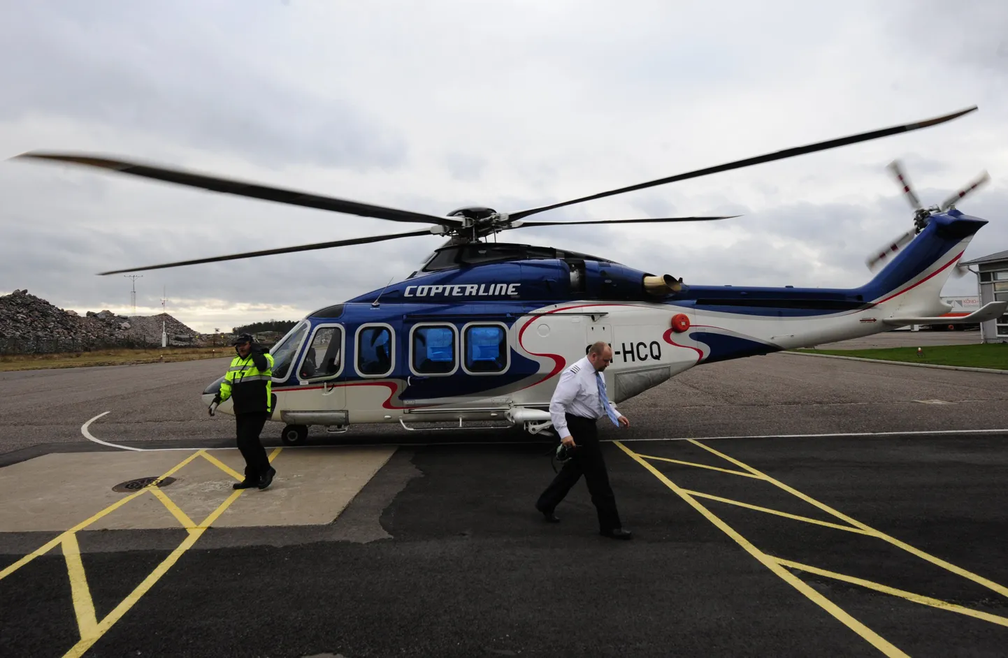Copterline maandumisplats Tallinnas.