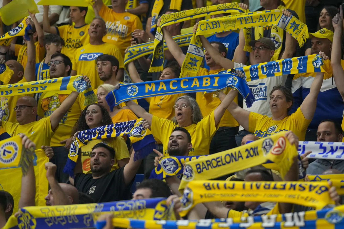 Tel Avivi Maccabi fännid.