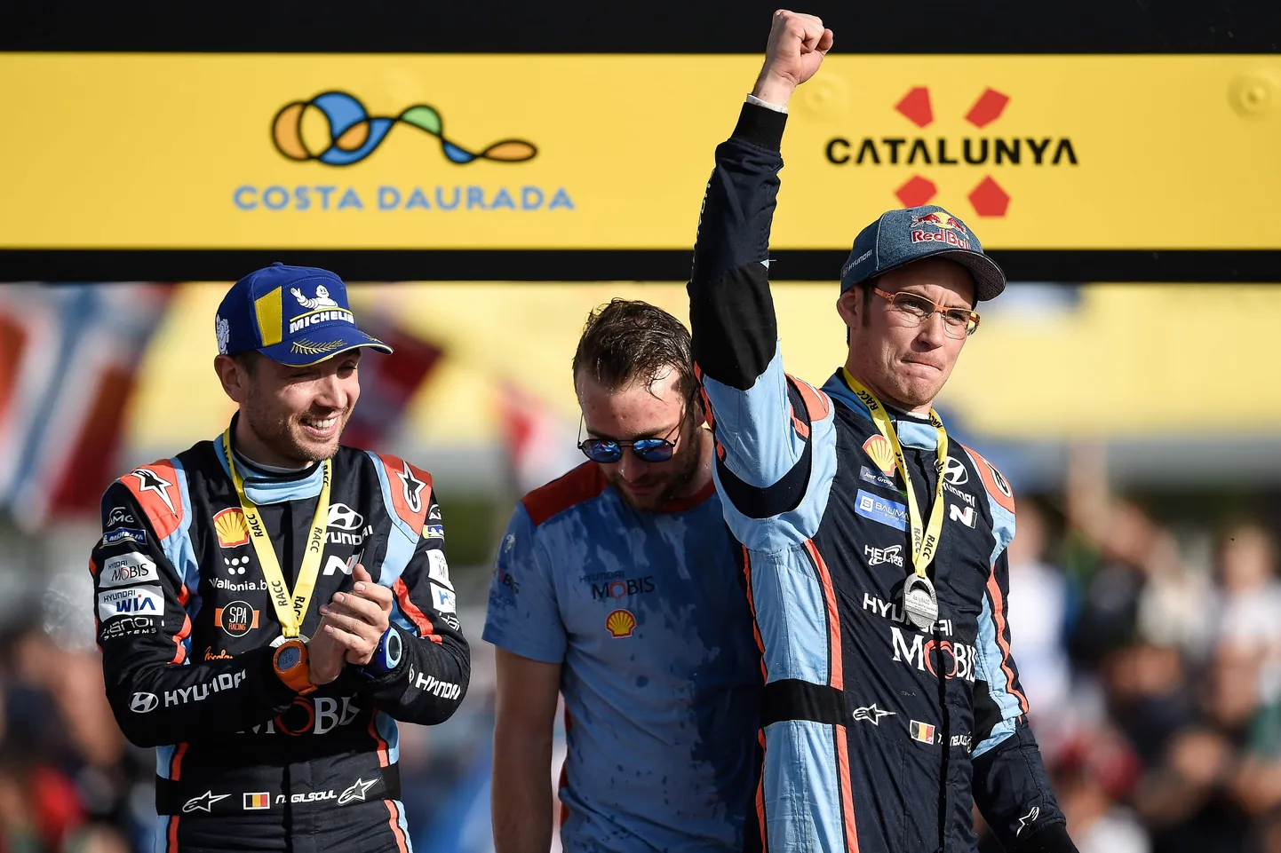Nicolas Gilsoul (vasakul) ja Thierry Neuville.