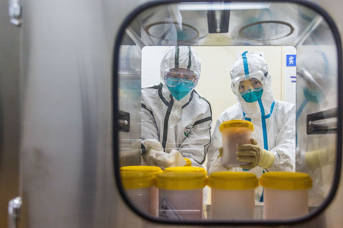 Pekingi haiguste kontrolli ja ennetamise keskuse labor.