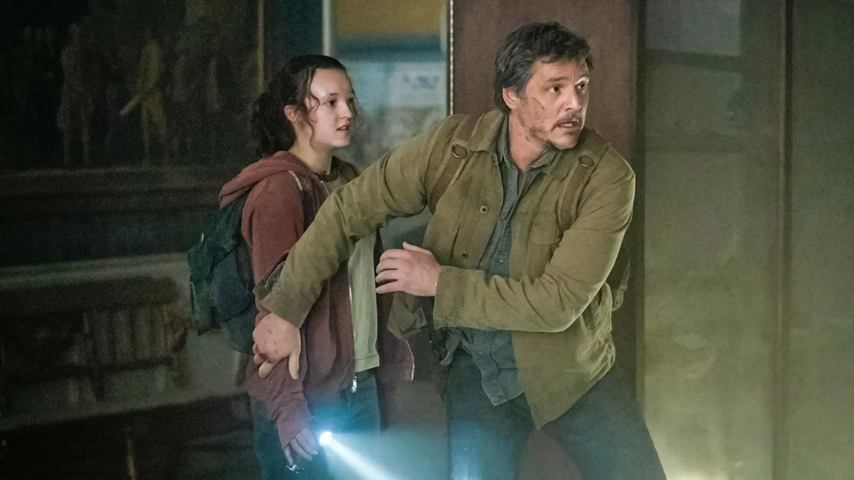 Белла Рэмзи и Педро Паскаль в сериале The Last of Us