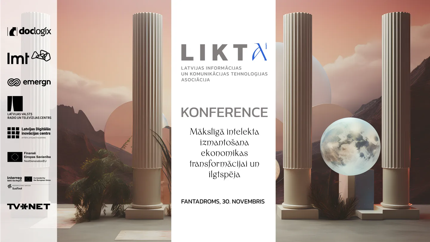 LIKTA ikgadējā konferencē diskutēs par mākslīgo intelektu un ilgtspēju
