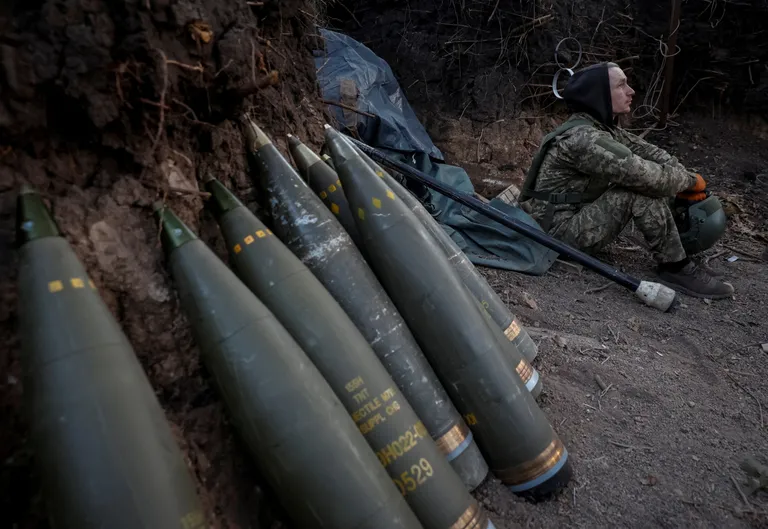 Ukraina sõdur rindel Donetski oblastis.