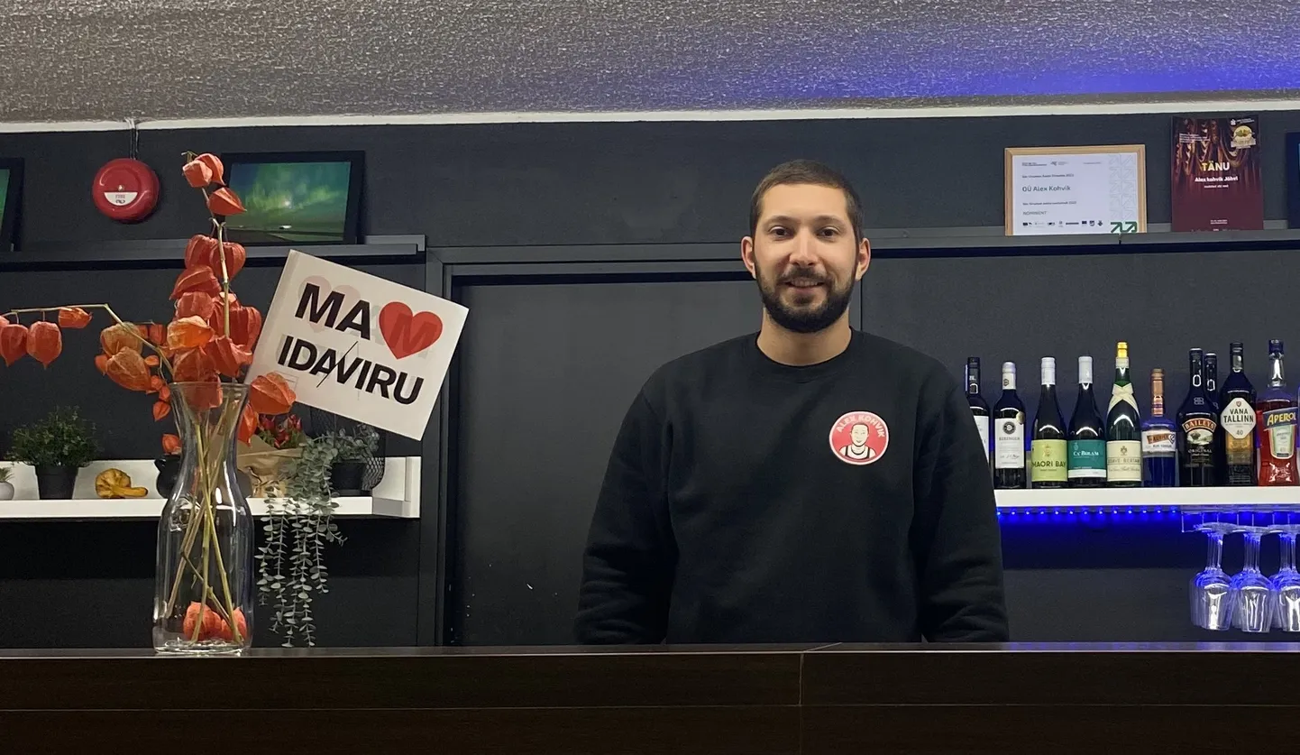 Молодой предприниматель из Нарвы Александр Лушин.
