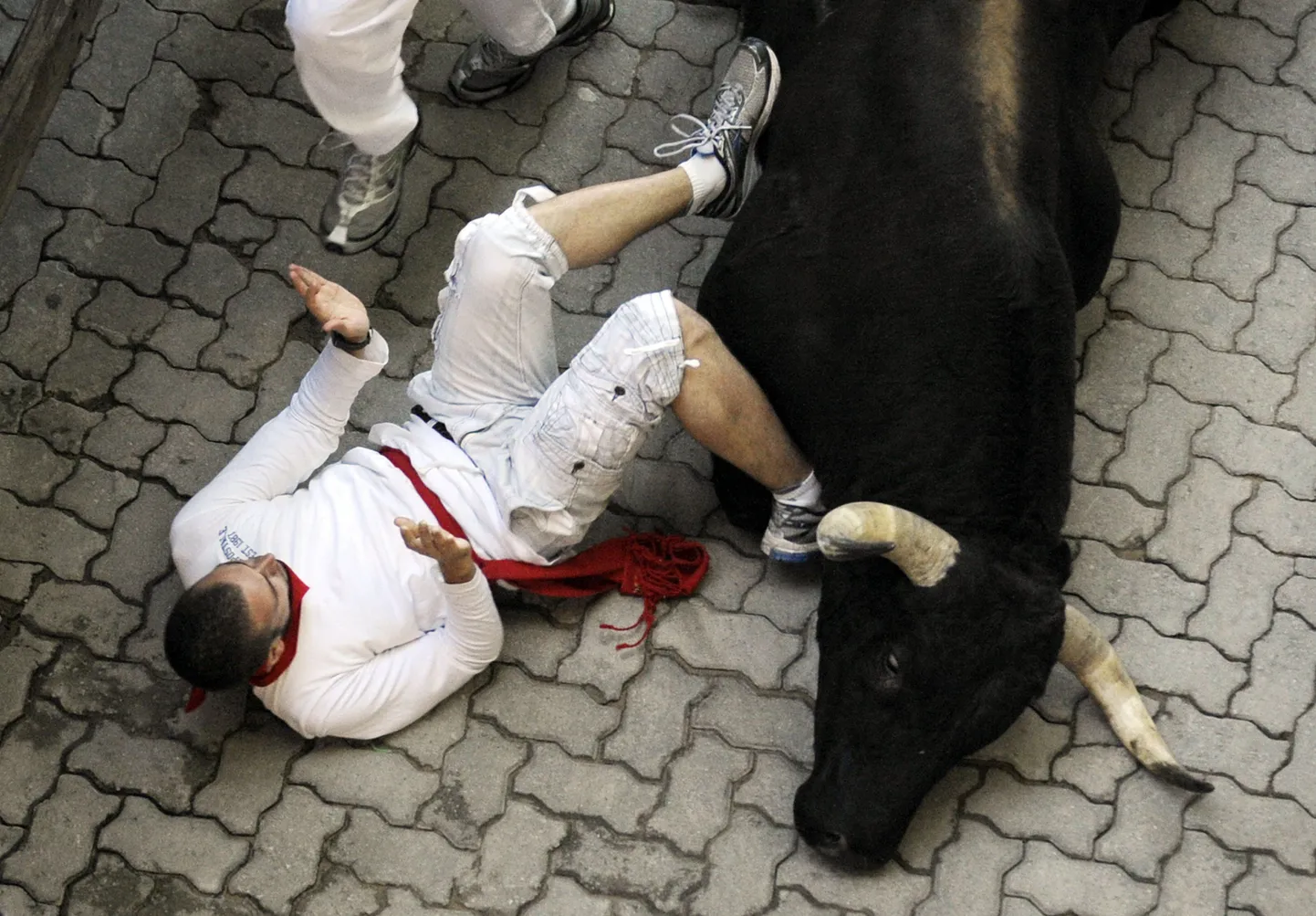 Pamplona härjajooks.