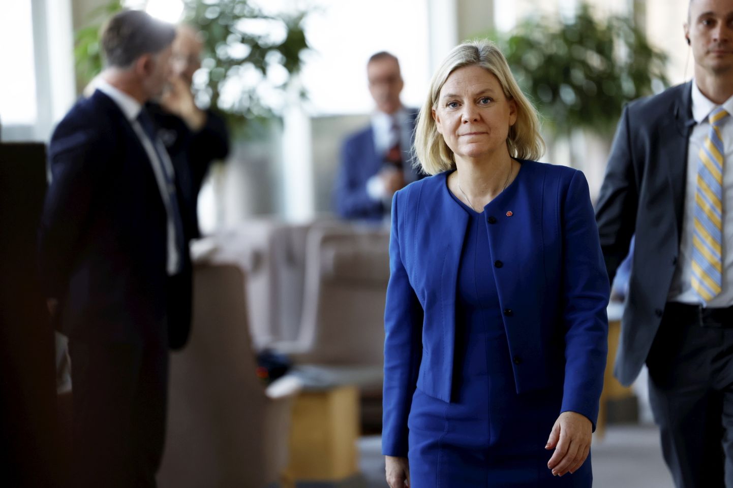 Rootsi sotsiaaldemokraatide liider, praegune rahandusminister Magdalena Andersson.