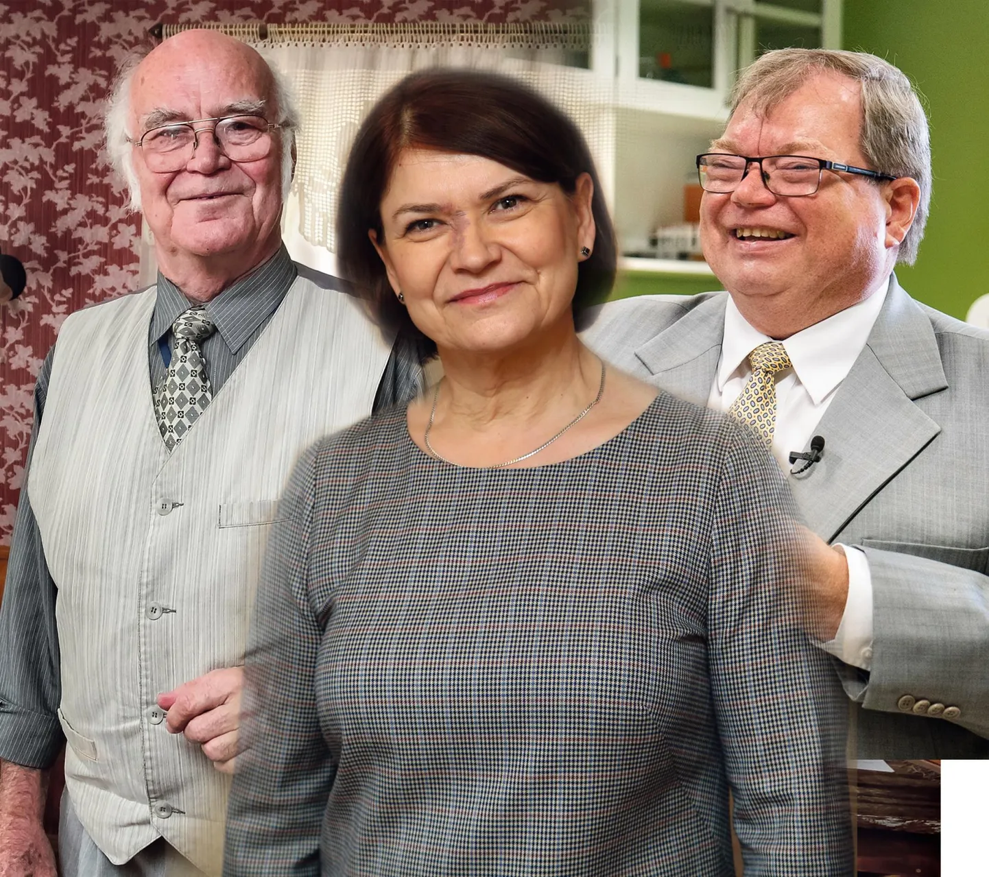 Teenetemärgi pälvisid loomakasvatusteadlane Olev Saveli (pildil vasakult), kultuuritöötaja Kaja Udso ja Eesti geenivaramu looja ja biopanga juht Andres Metspalu.