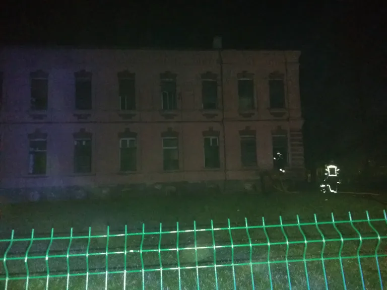 Põleng Valgas Maleva tänaval