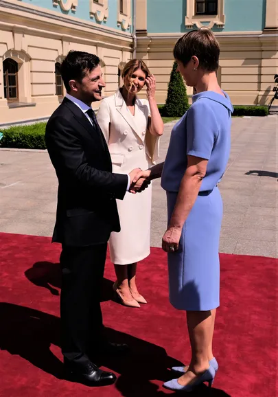 Ukraina ja Eesti president kohtusid.
