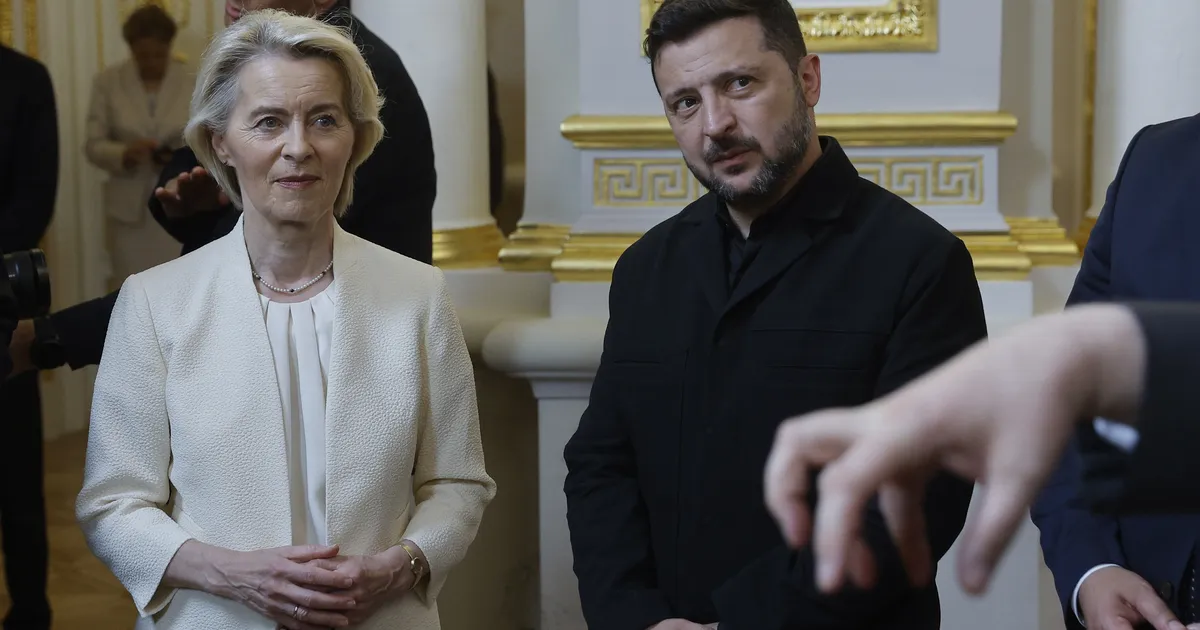 Von der Leyen ja Zelenskõi arutasid Euroopa Liidu abi Ukrainale