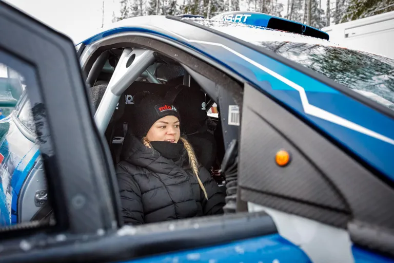 Rallispordi tulevikutähed: Evelin Mitendorf.