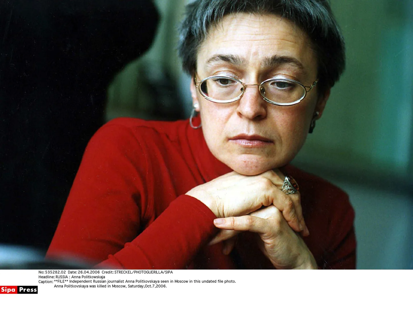 Anna Politkovskaja.