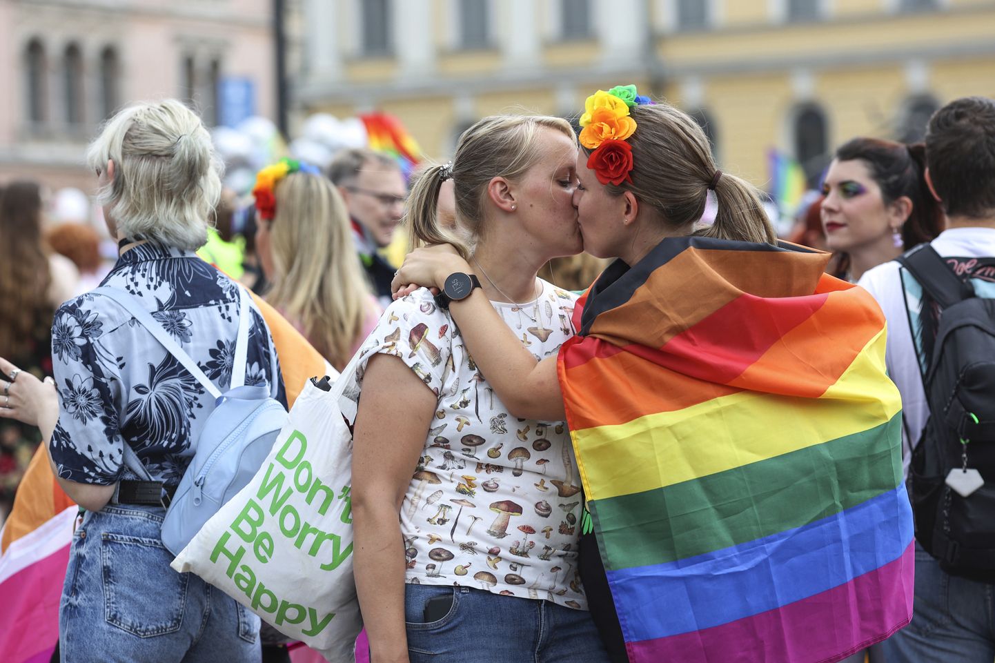 Прайд ЛГБТК+ в Хельсинки. 1 июля 2023 года.