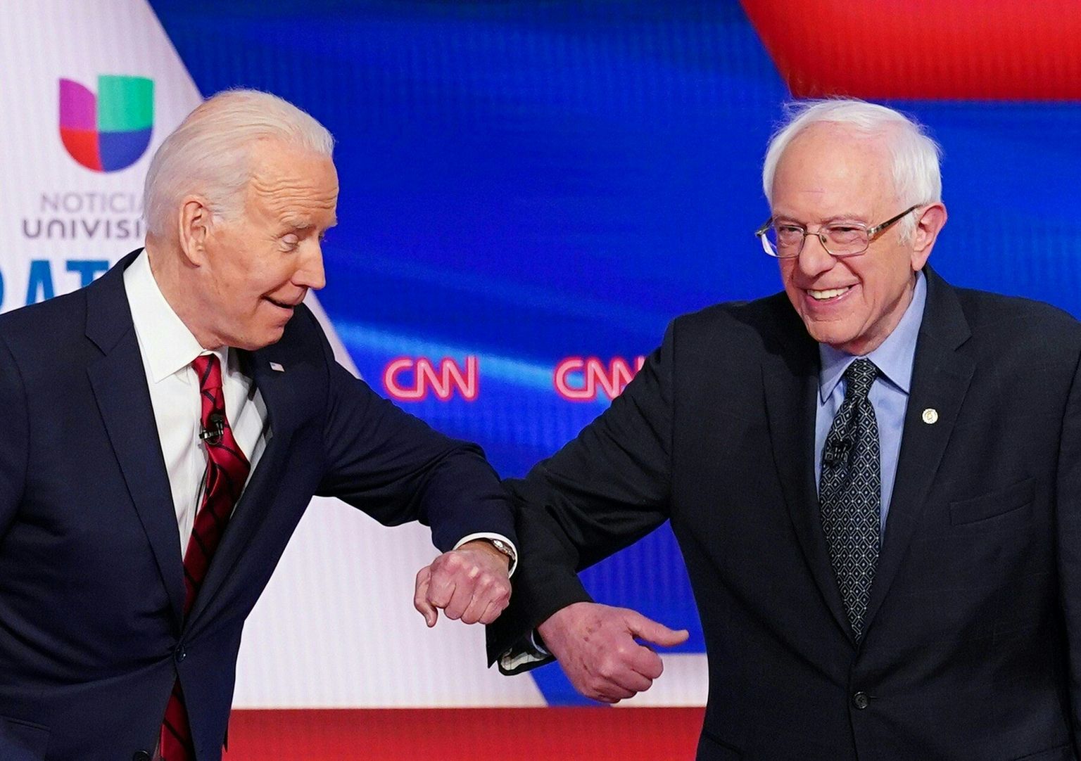 USA demokraatide presidendikandidaadiks püüdlevad Joe Biden ja Bernie Sanders.