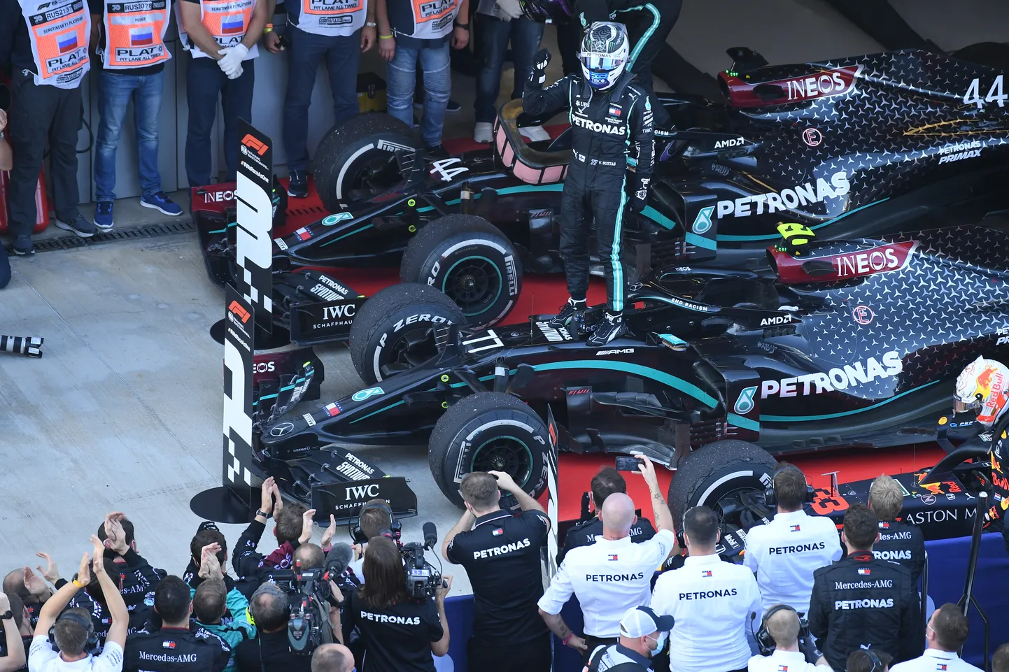 Venemaa GP võitja Valtteri Bottas.