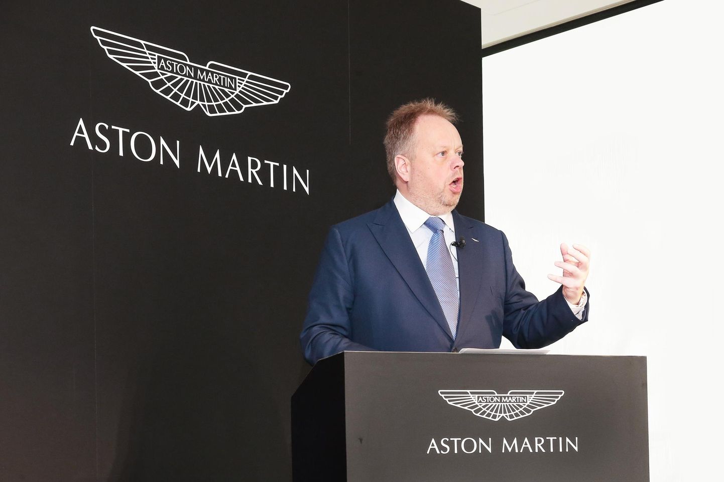Aston Martin vadītājs Endijs Palmers