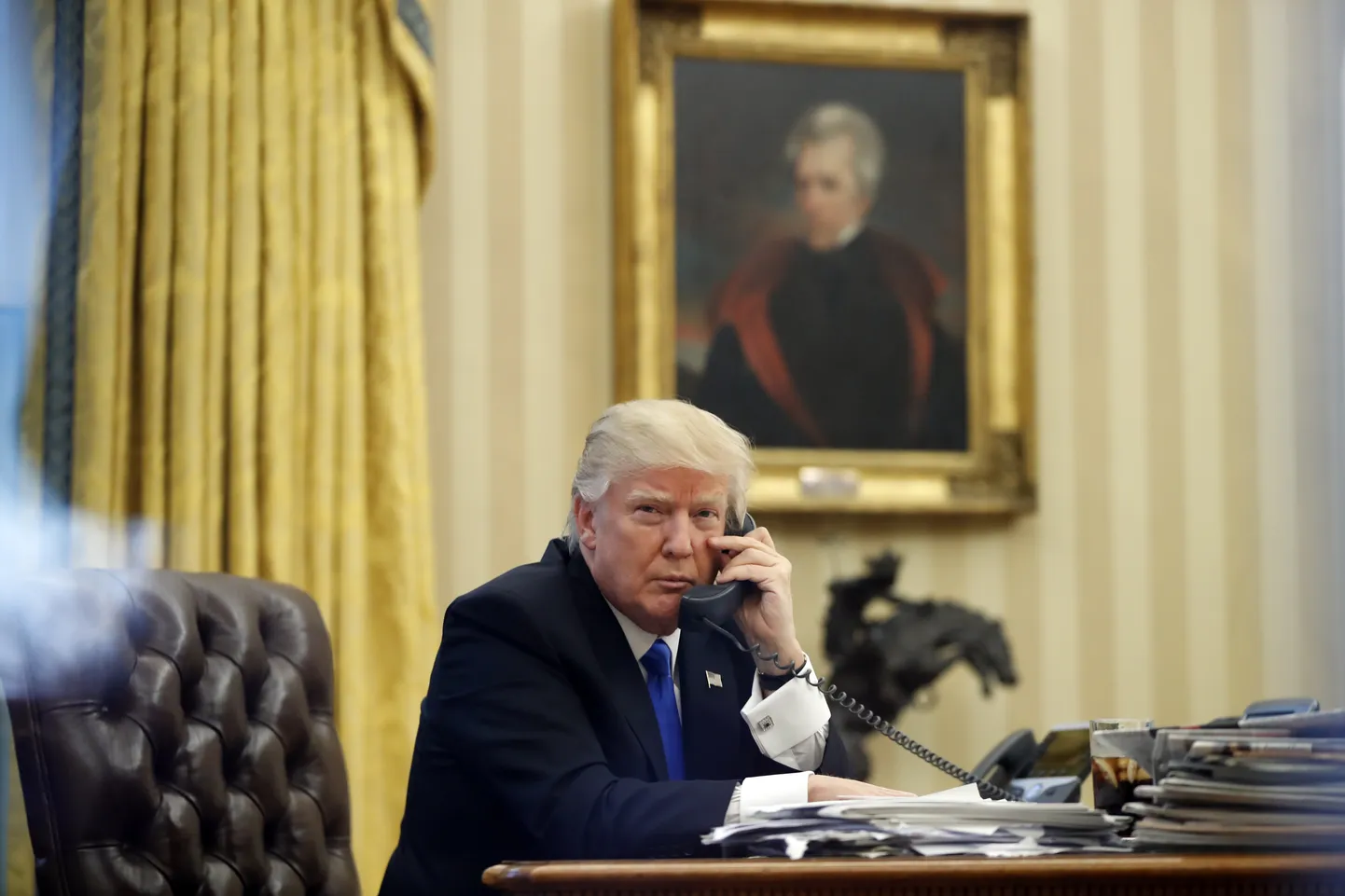 Donald Trump Valge Maja Ovaalkabinetis