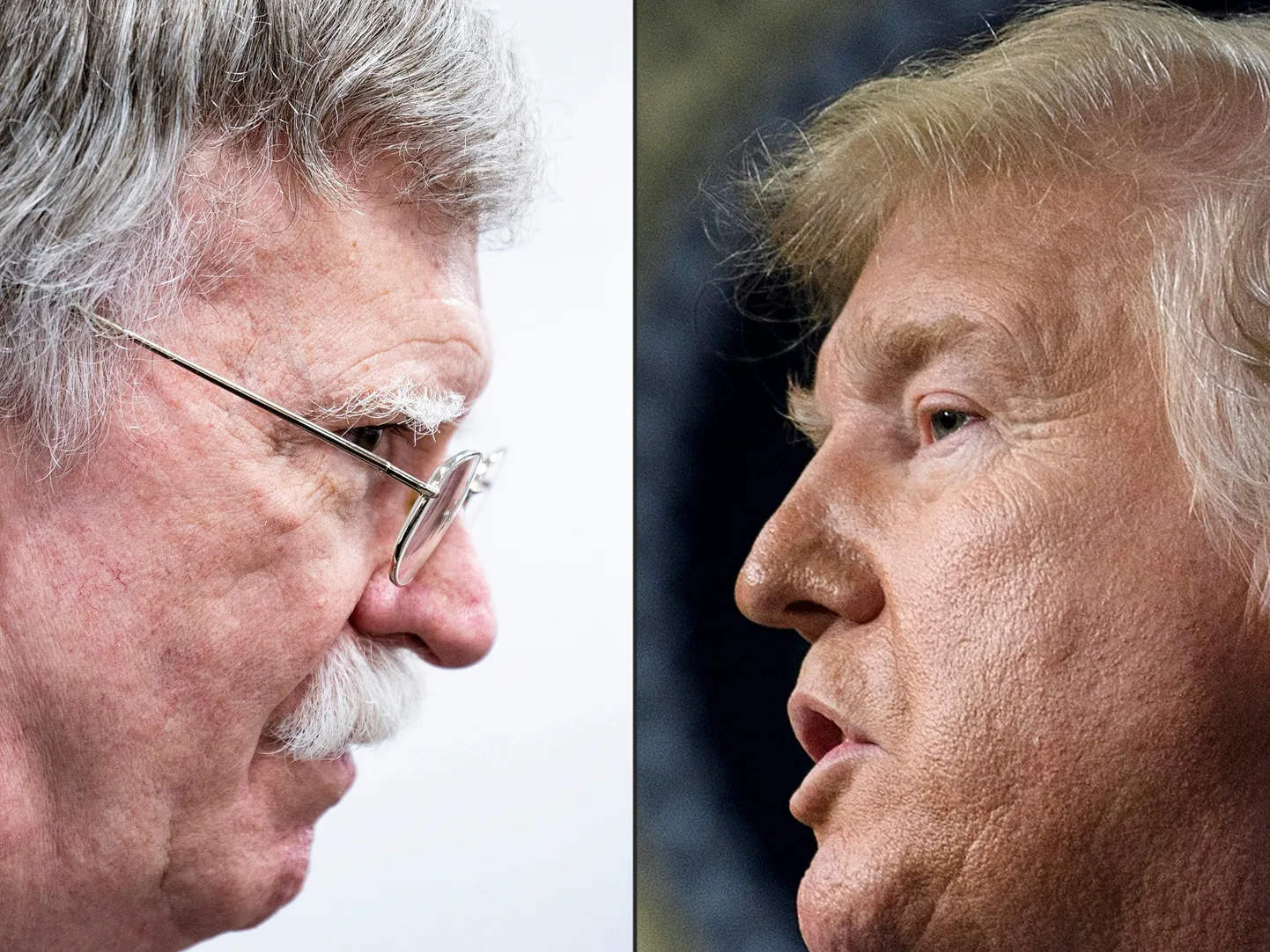 Endine julgeolekunõunik John Bolton ja USA president Donald Trump