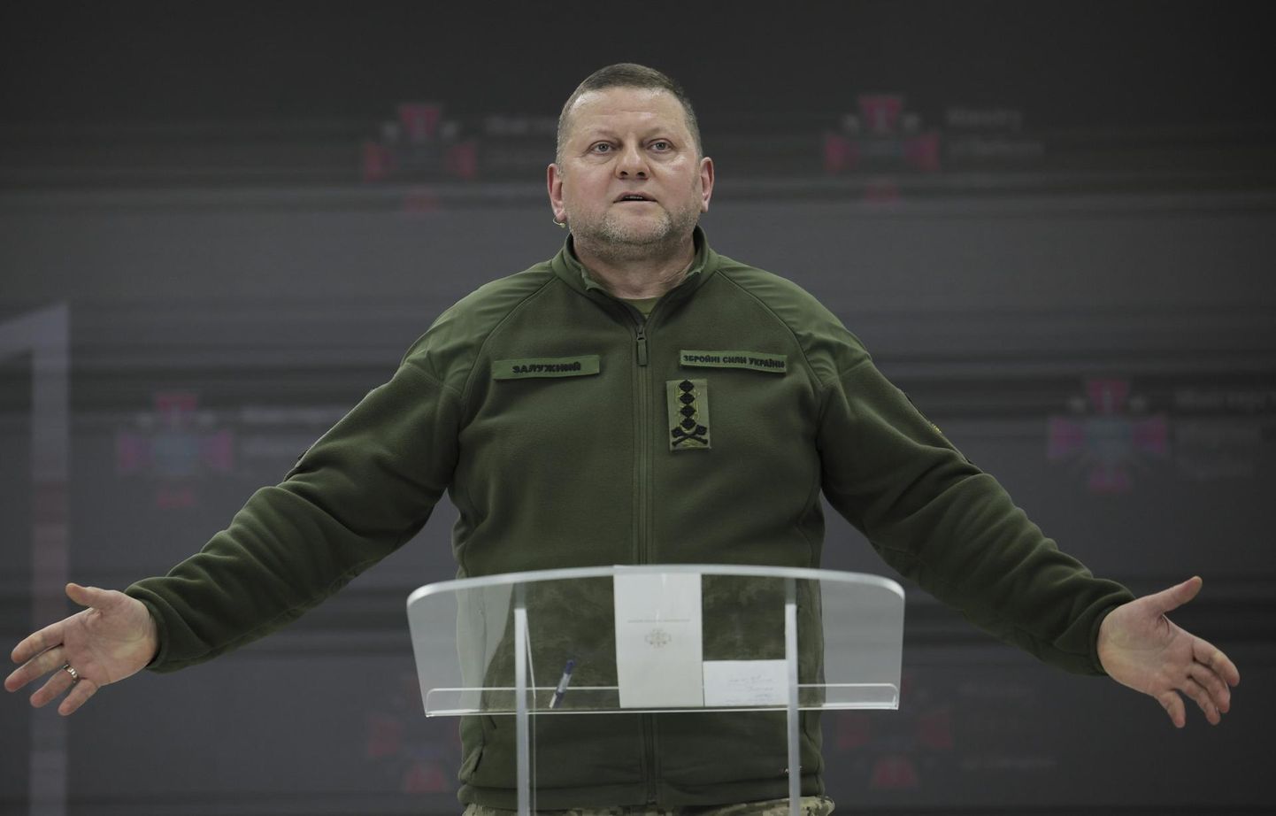 Ukraina relvajõudude ülemjuhataja kindral Valeri Zalužnõi.