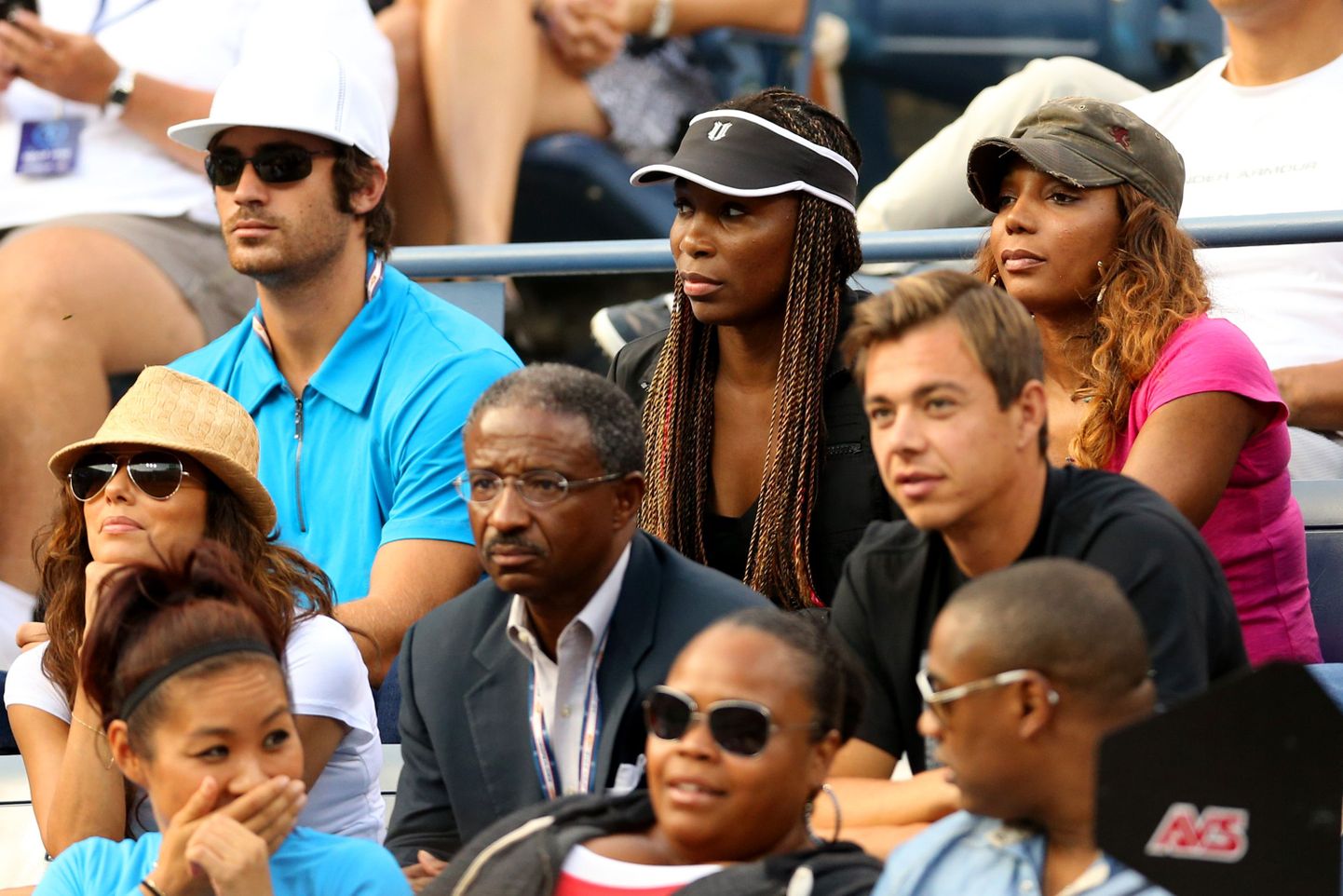 Venus Williams koos Elio Pisiga US Openil.