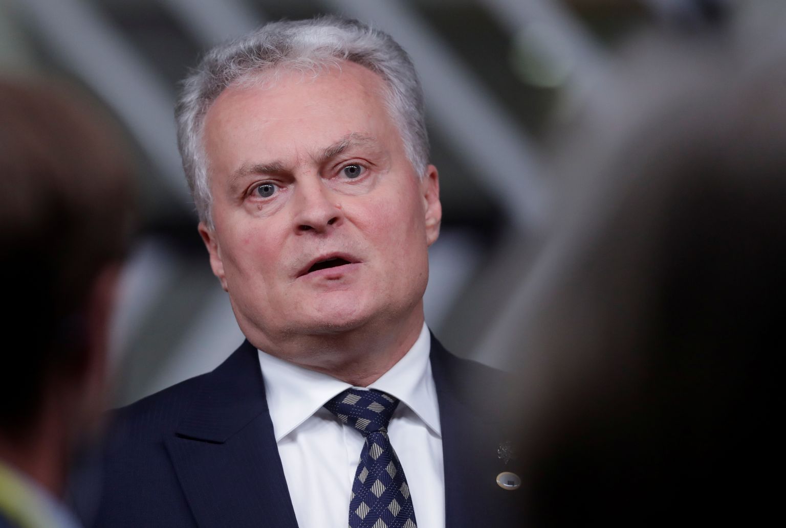 Leedu president Gitanas Nauseda täna Brüsselis.