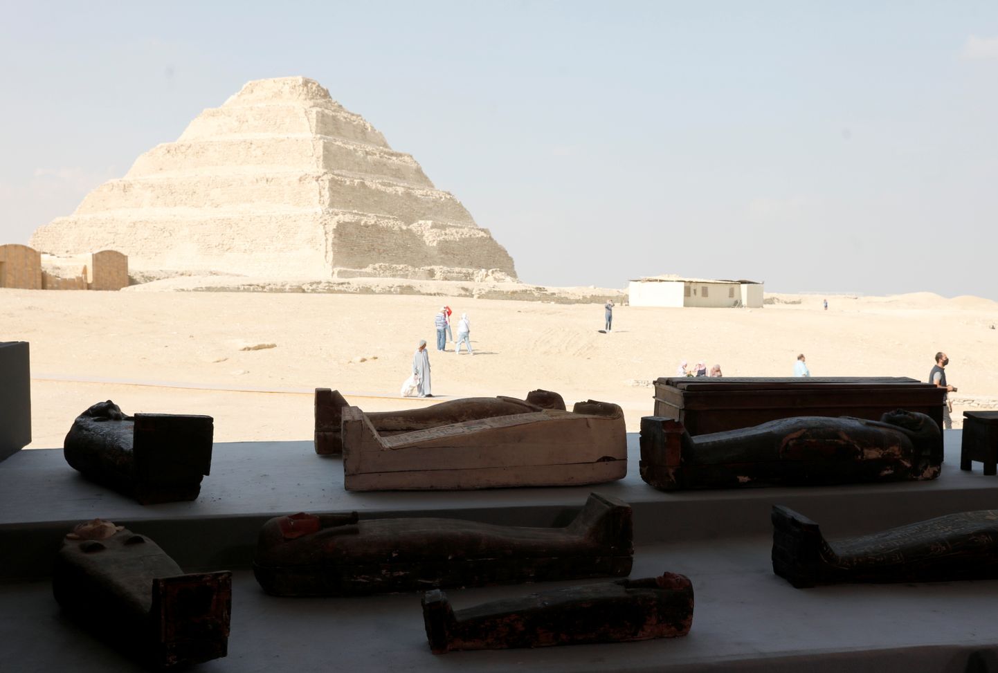 Novembris Saqqara linnast leitud sarkofaagid.