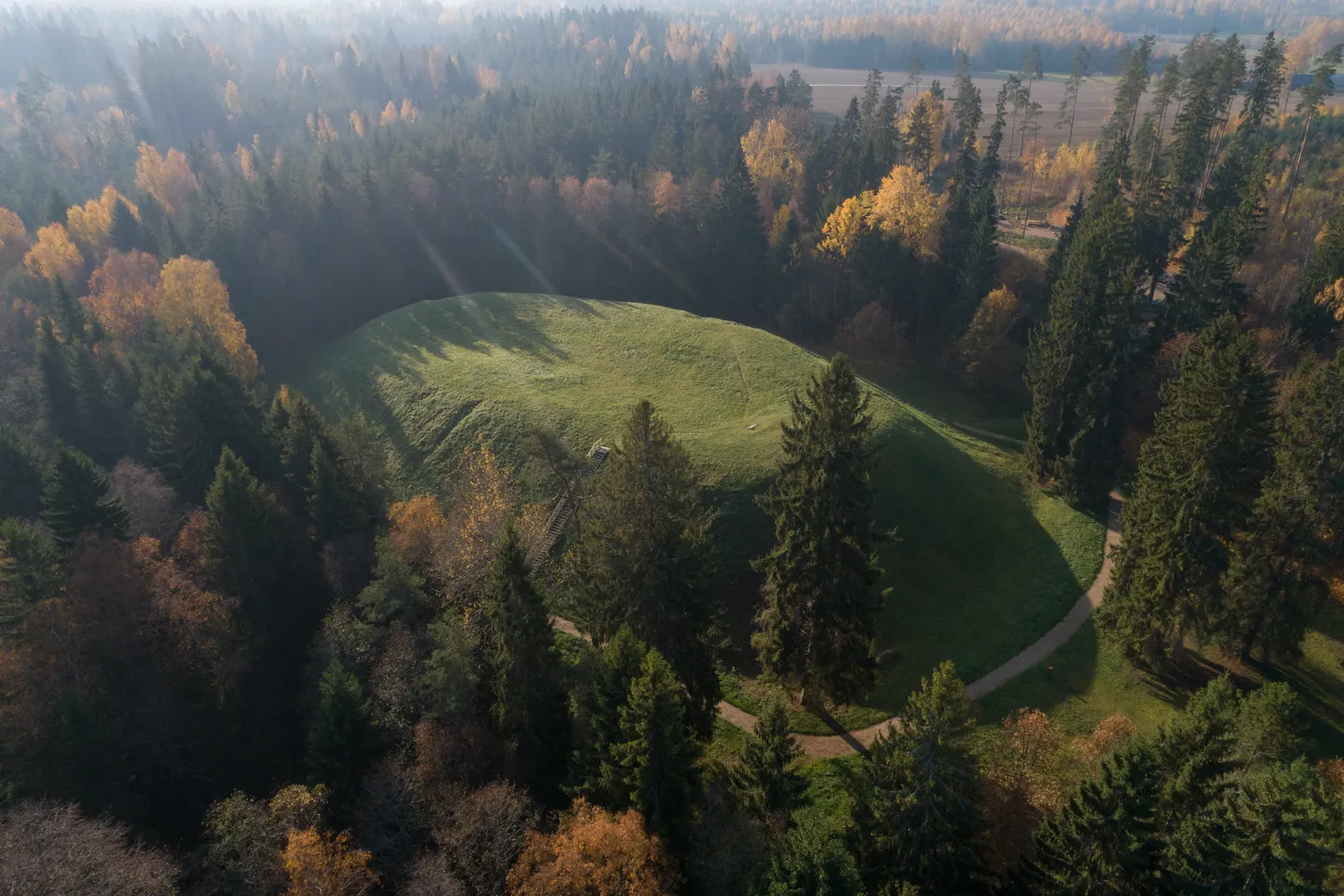 Lõhavere linnamägi.