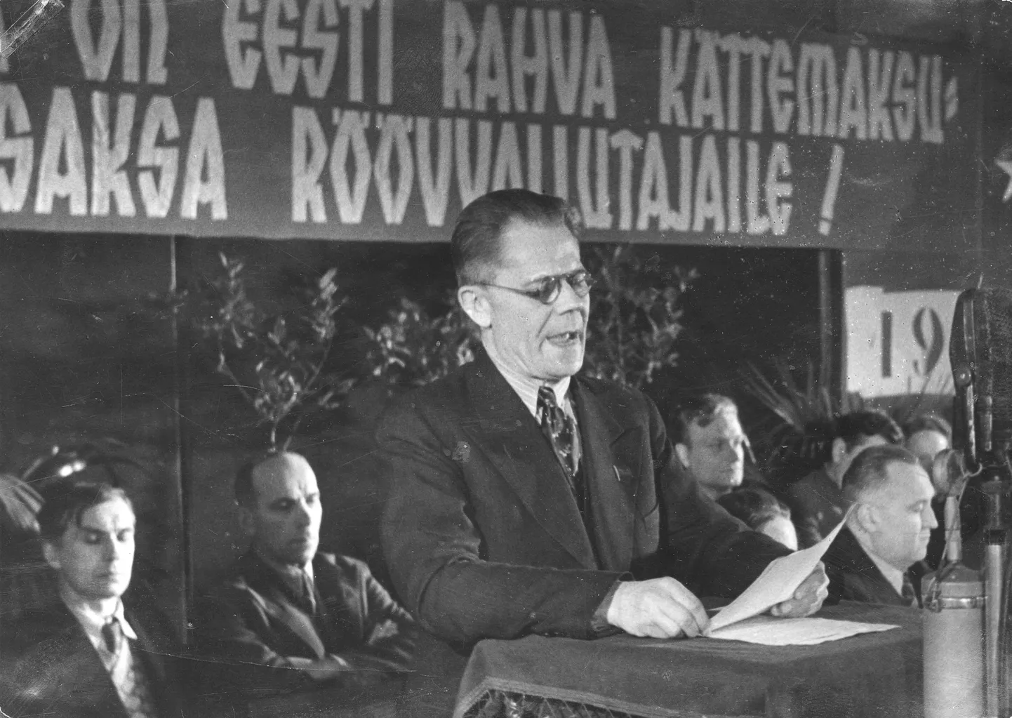 Hans Kruus 1940. aastatel.