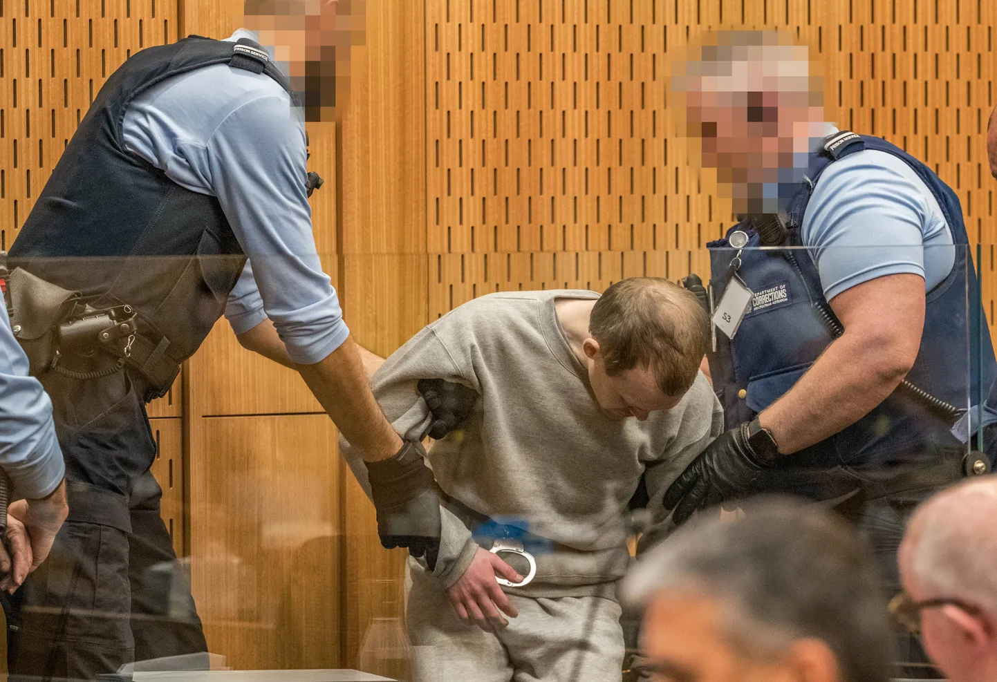 Brenton Tarrant kohtupingis.