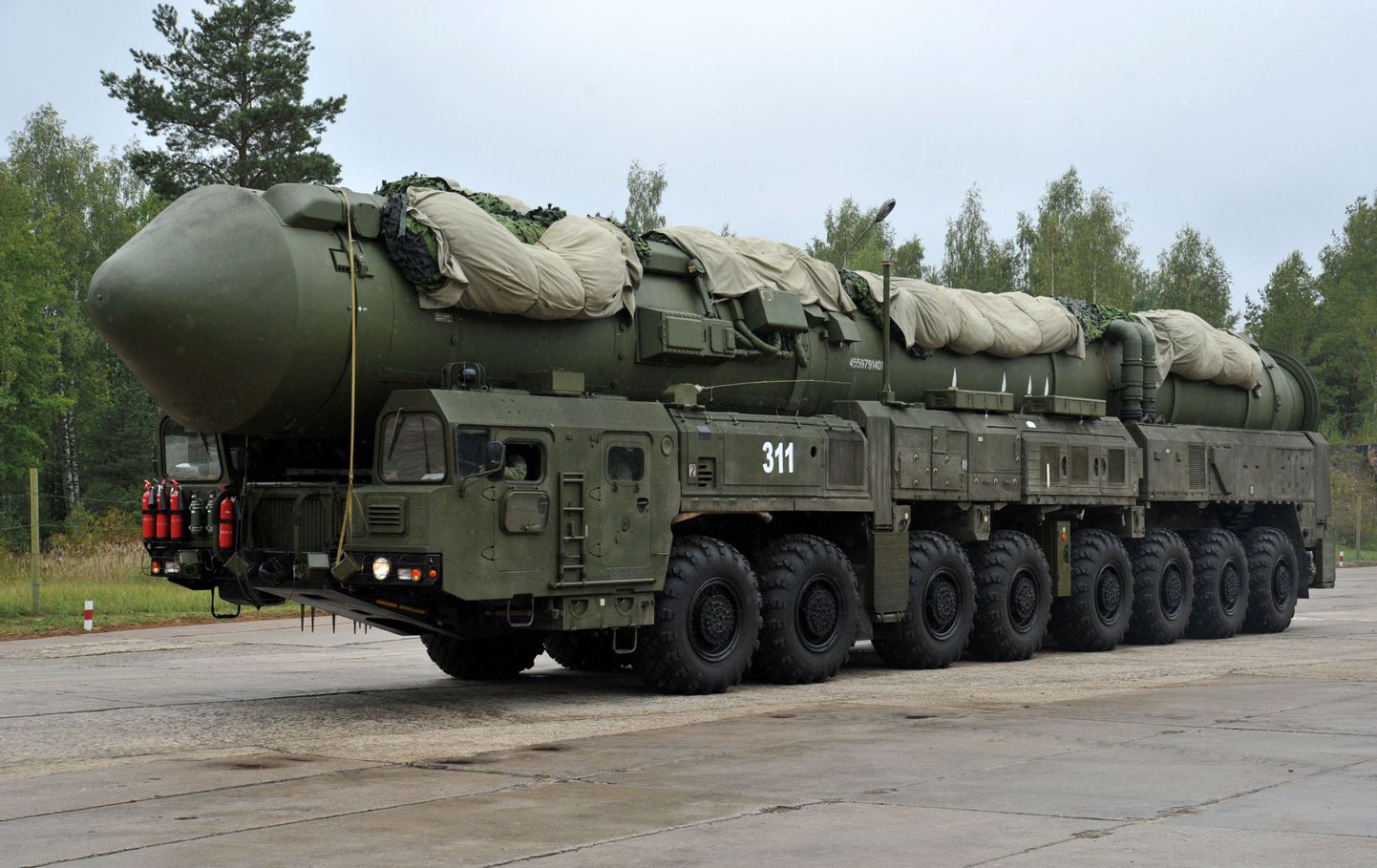 Venemaa mandritevaheline ballistiline rakett RS-24 Jars