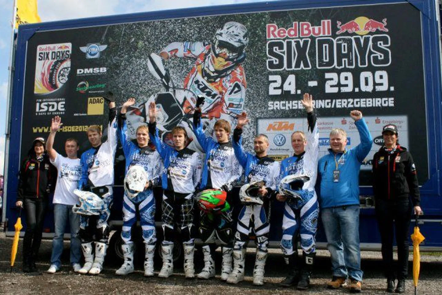 Eesti meeskond Six Days Endurol.
