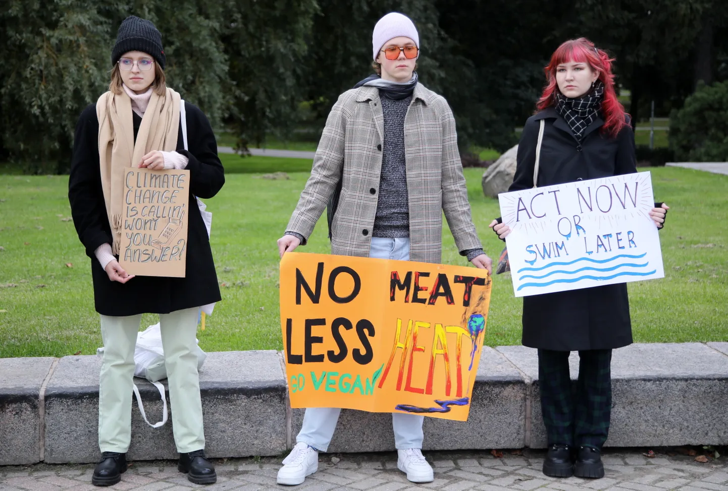 "Fridays For Future Latvia" rīkotais protests pret klimata krīzi