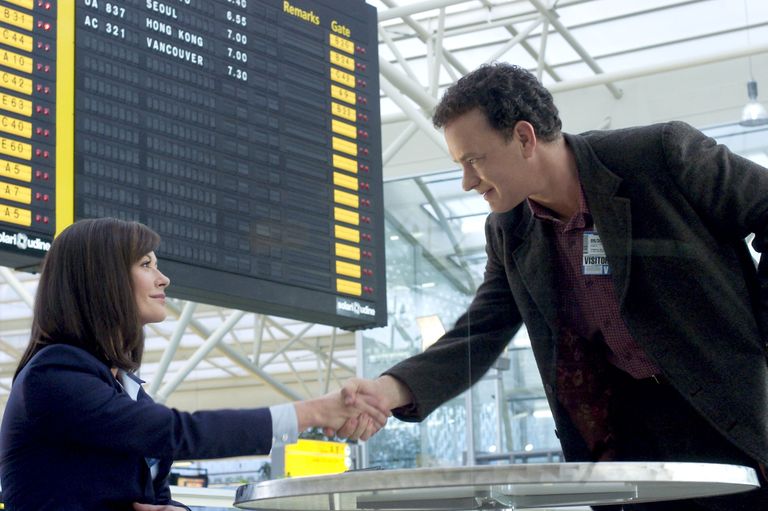 Tom Hanks ja Catherine Zeta Jones 2004. aasta filmis «The Terminal»