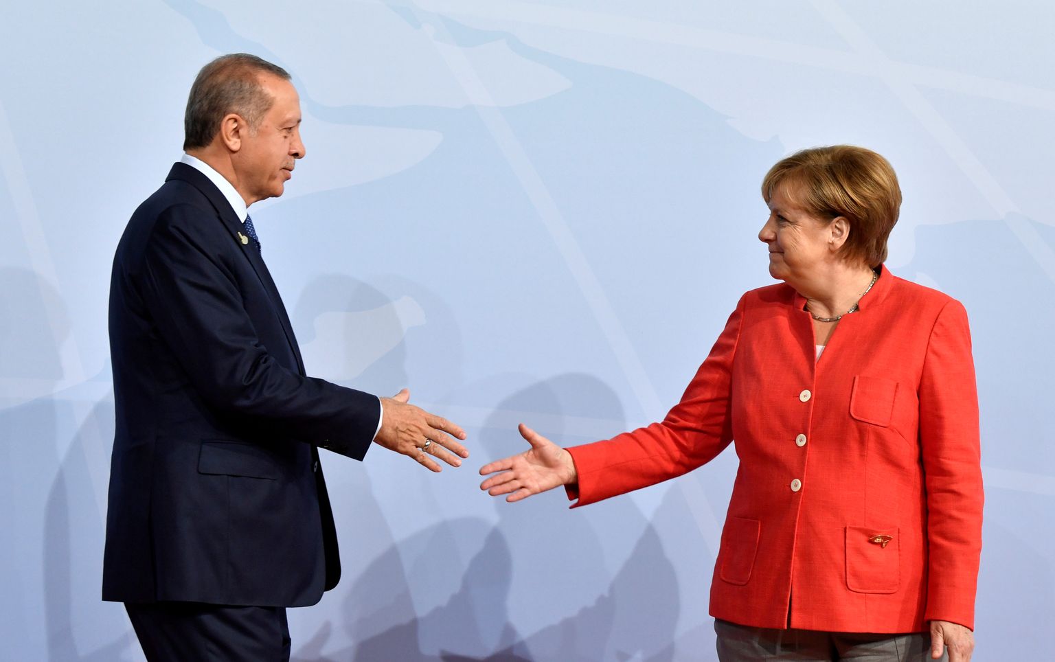 Türgi president Recep Tayyip Erdoğan ja Saksamaa liidukantsler Angela Merkel.