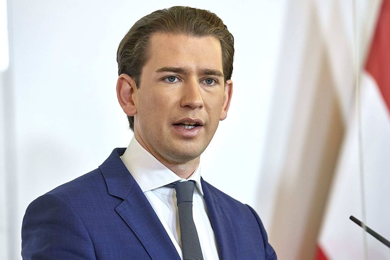 Канцлер Австрии в в 2020-2021 годах Себастьян Курц. 