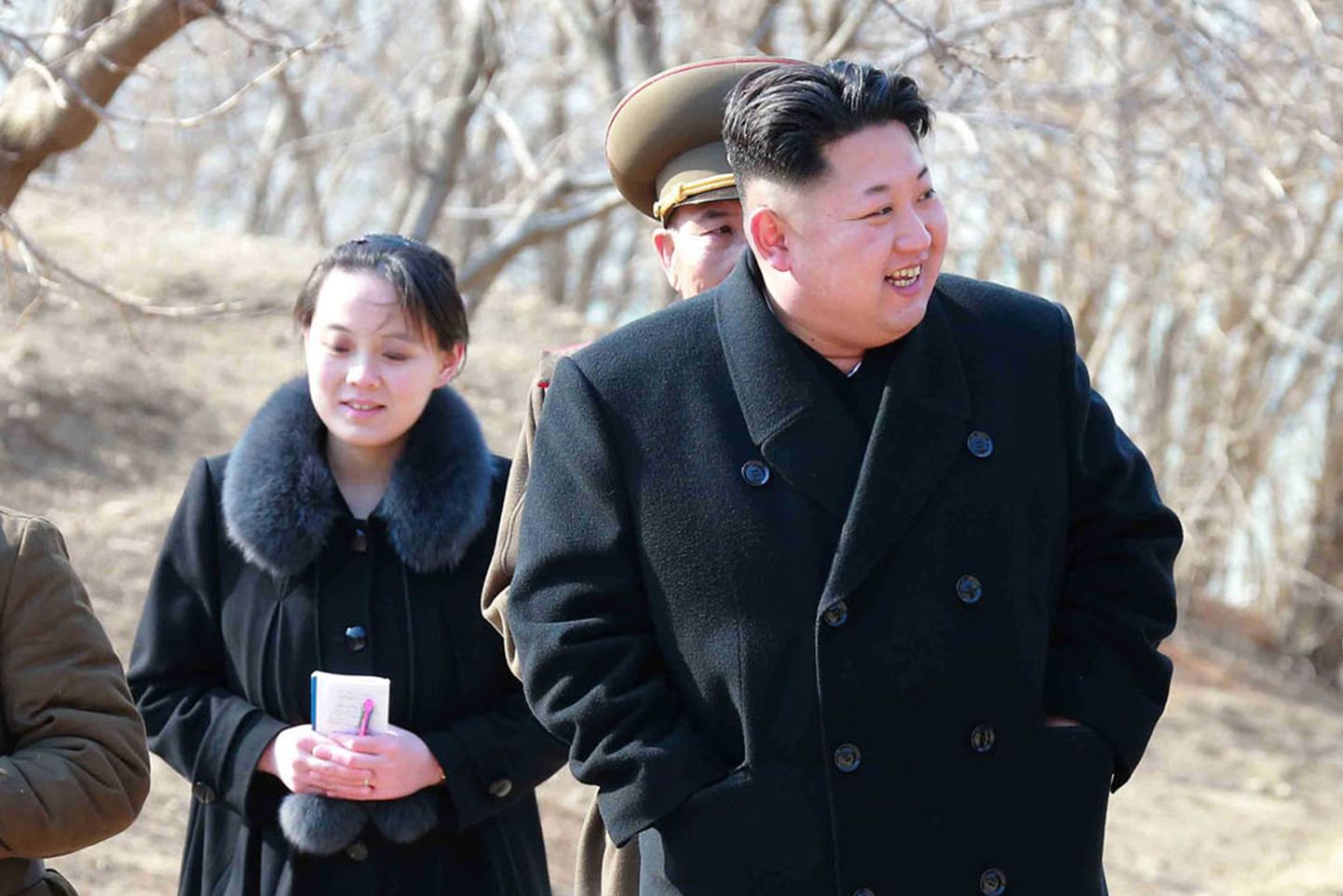 Põhja-Korea liider Kim Jong-un ja tema mõjukas õde Kim Yo-jong.