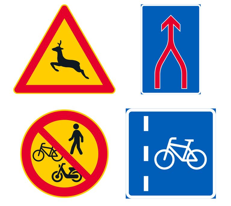 Новые дорожные знаки Финляндии