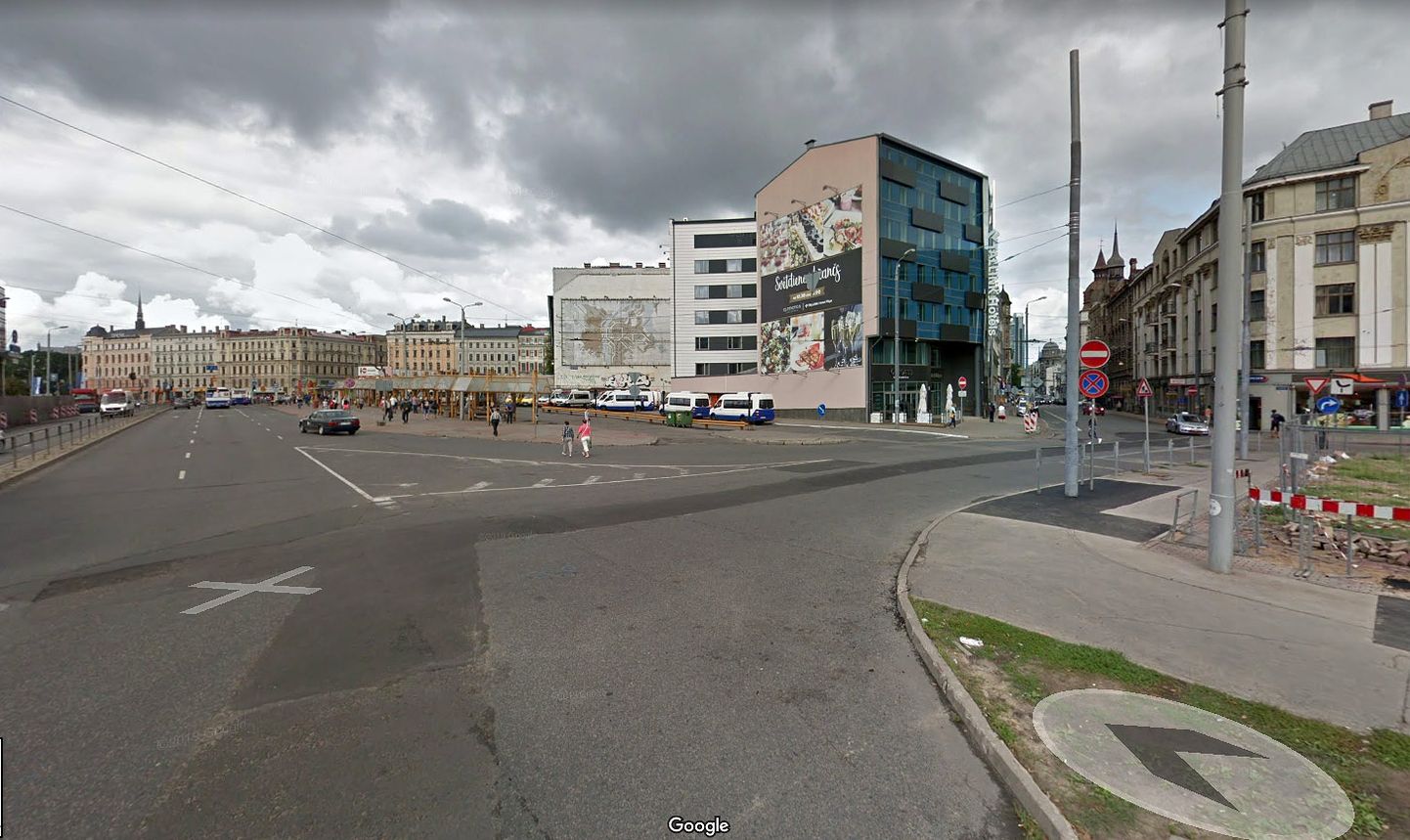 Satekles un Elizabetes ielas krustojums Rīgā
