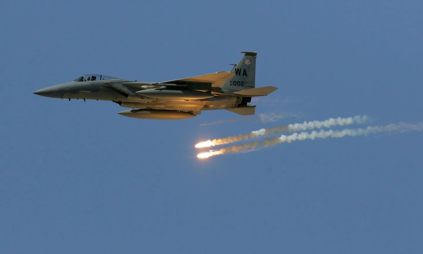 USA hävituslennuk F-15.