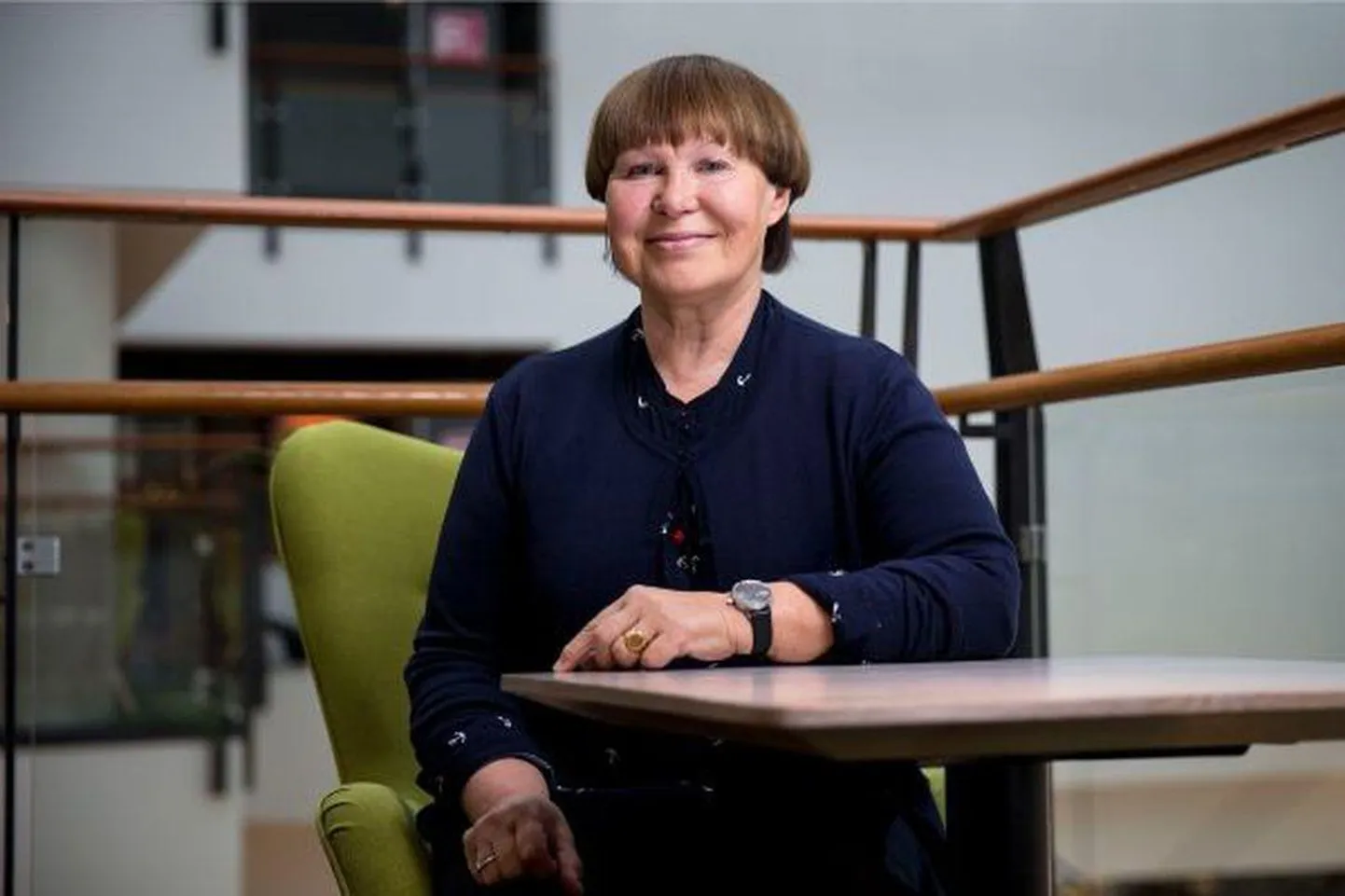 Kirjanik Viivi Luik.