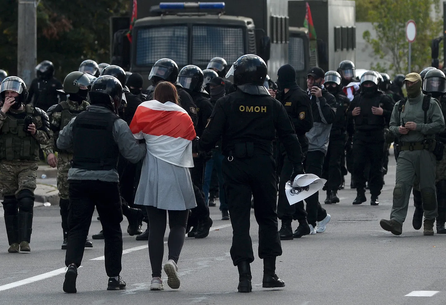 Protesti Baltkrievijā. 13.septembris, 2020