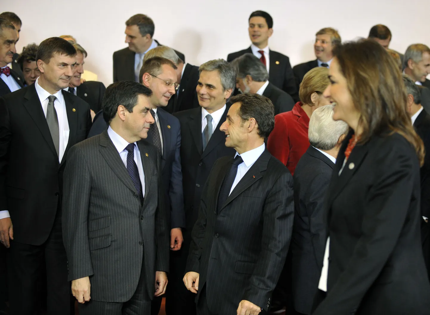Andrus Ansip teiste Euroopa riigijuhtidega grupipilti tegemas.