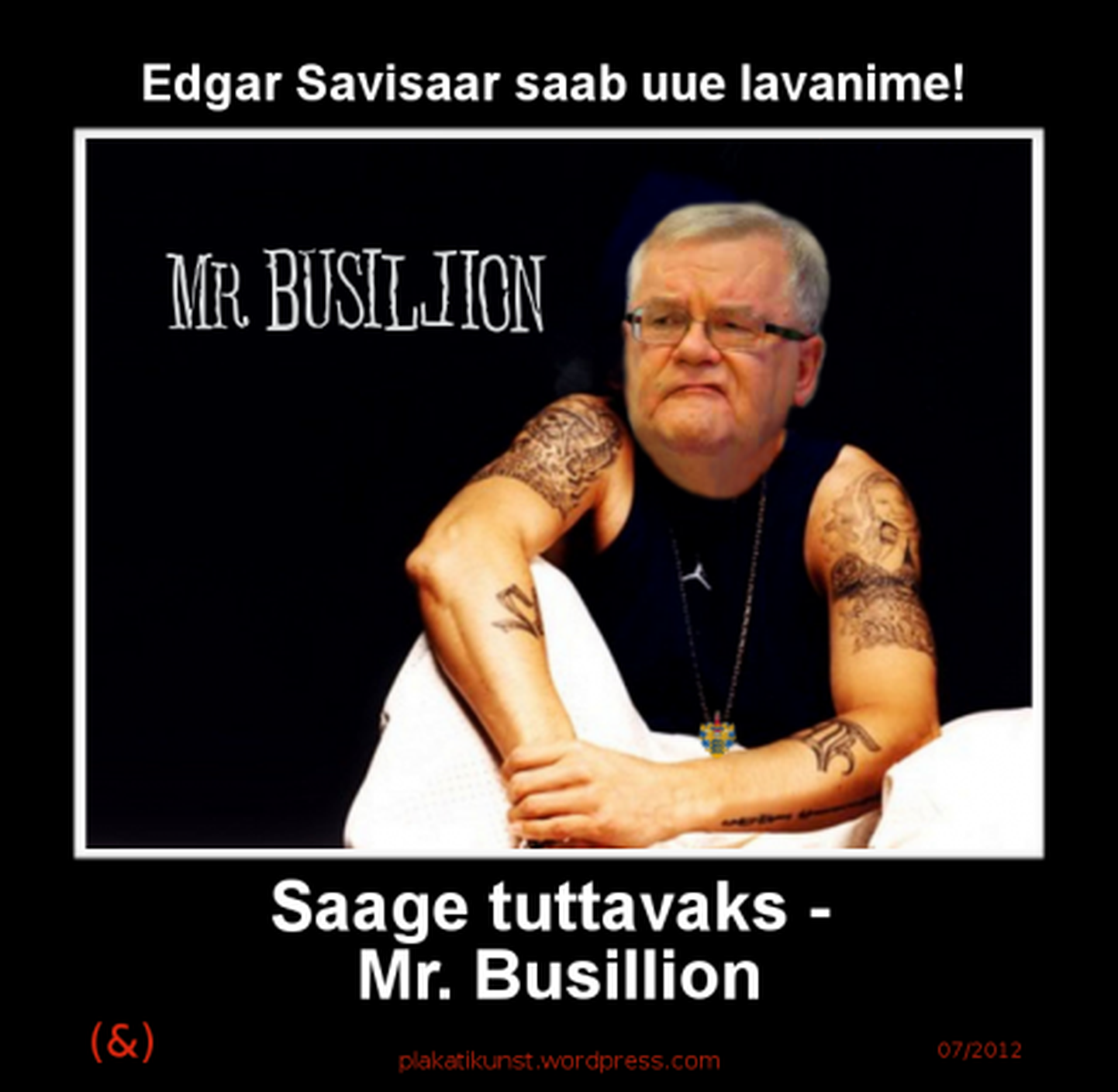 Mr Busillion ака Эдгар Сависаар.