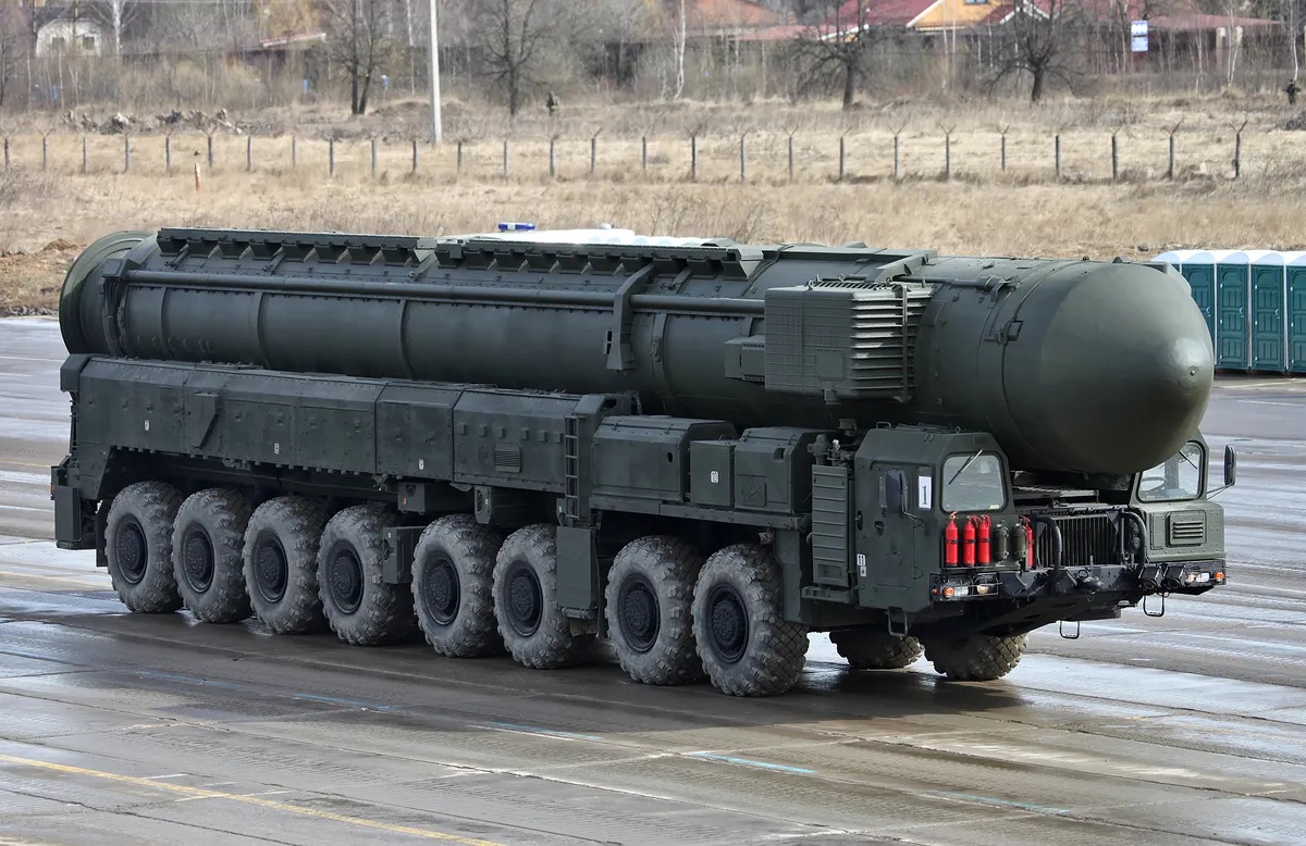 RS-24 Yars on a mobile platform.