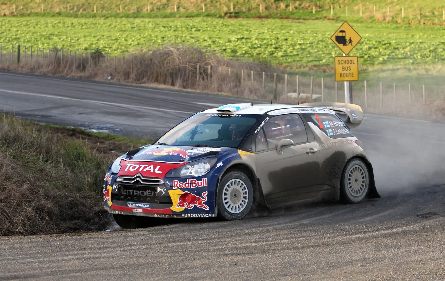 Mikko Hirvonen 2012. aasta Uus-Meremaa MM-rallil.