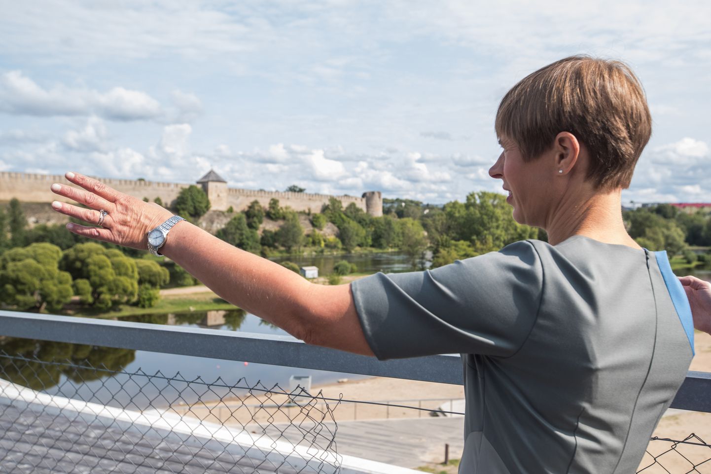 Kersti Kaljulaid saabus seekordsele tööperioodile Narvas möödunud nädala teisipäeval, 28. augustil.
