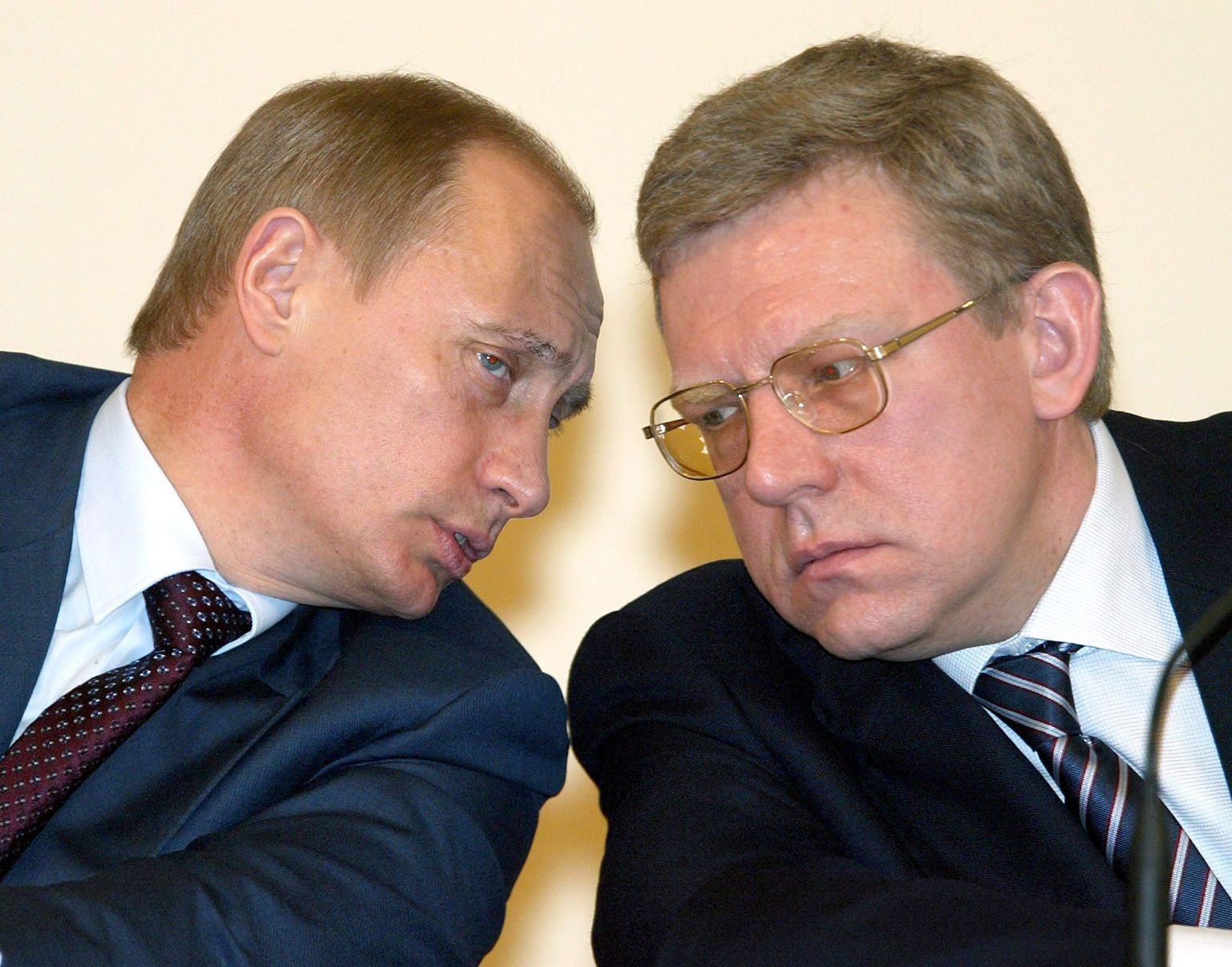 Владимир Путин и Алексей Кудрин в 2011 году.